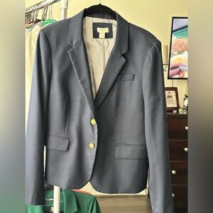J Crew Navy Blazer size 14
